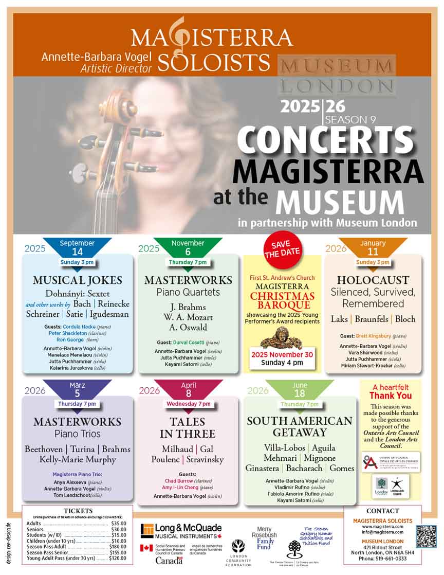 Magisterra At The Museum: Masterworks - Piano Trios + Tickets